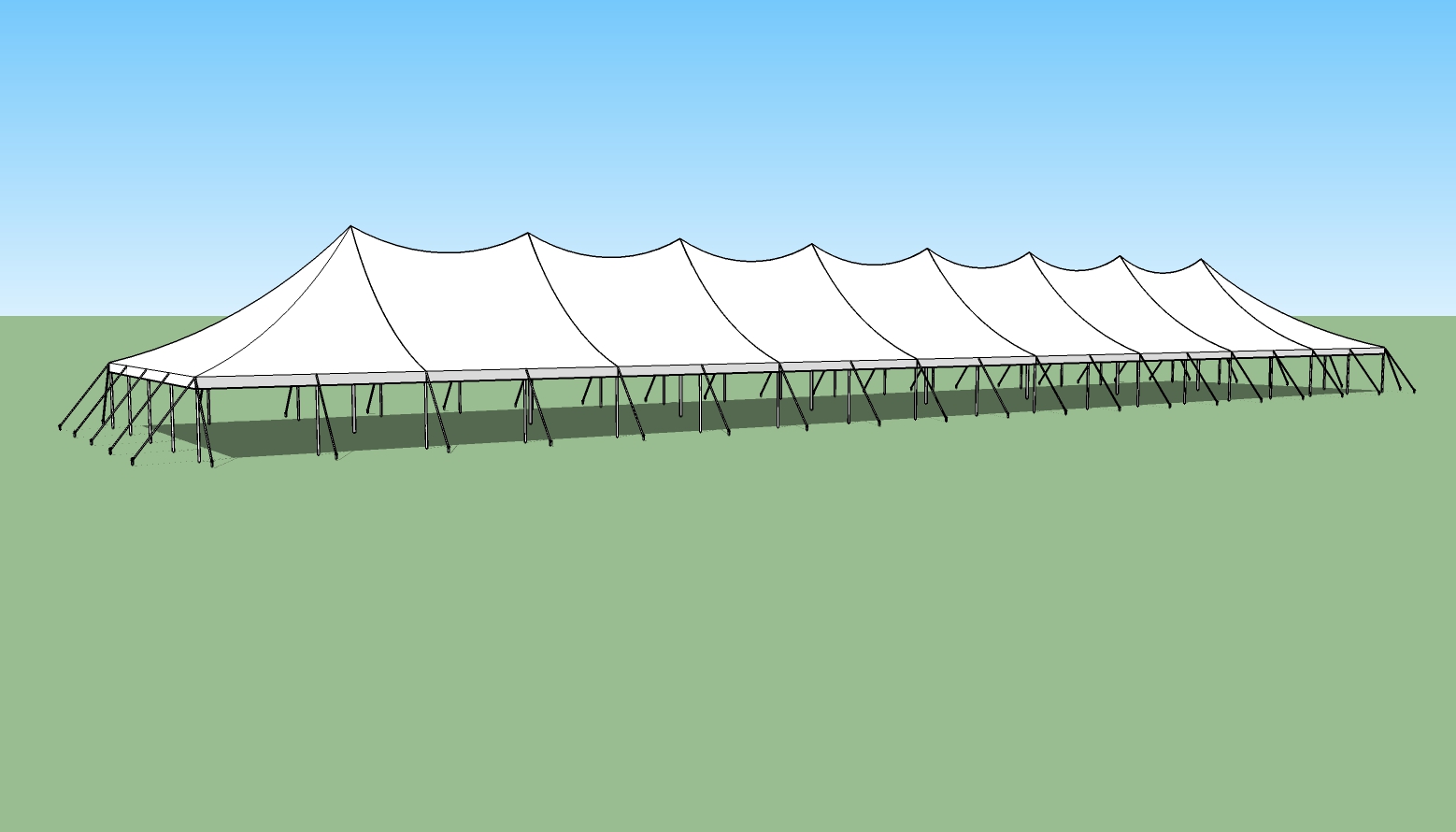 40x180 party tent